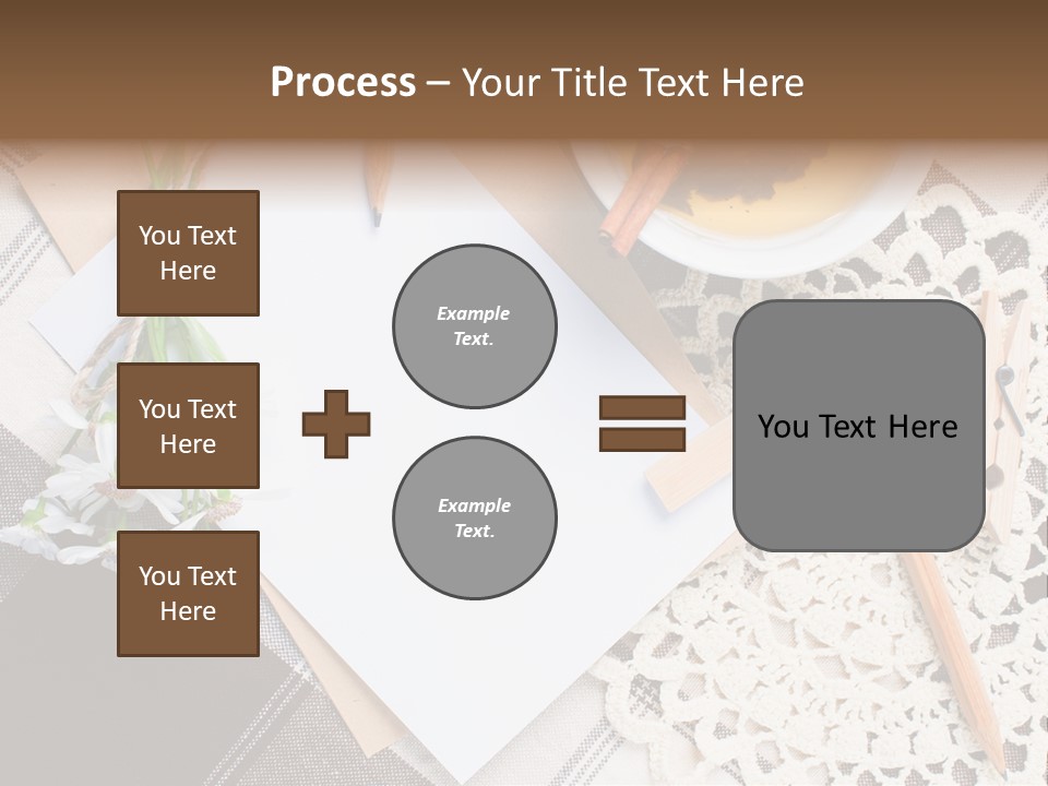 Beige Flowers Holiday PowerPoint Template