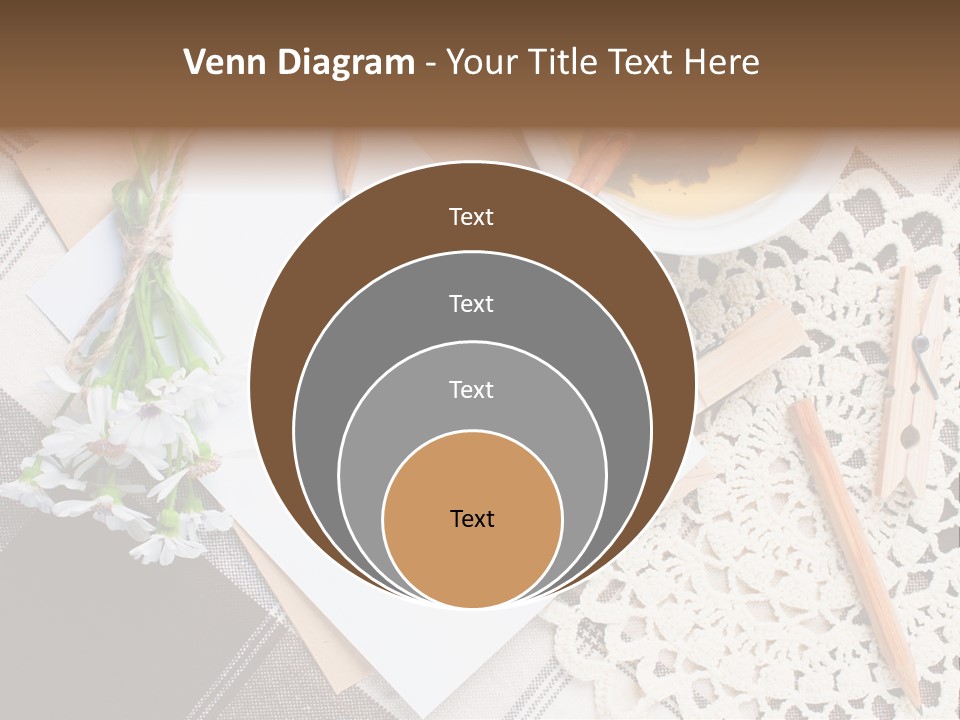 Beige Flowers Holiday PowerPoint Template