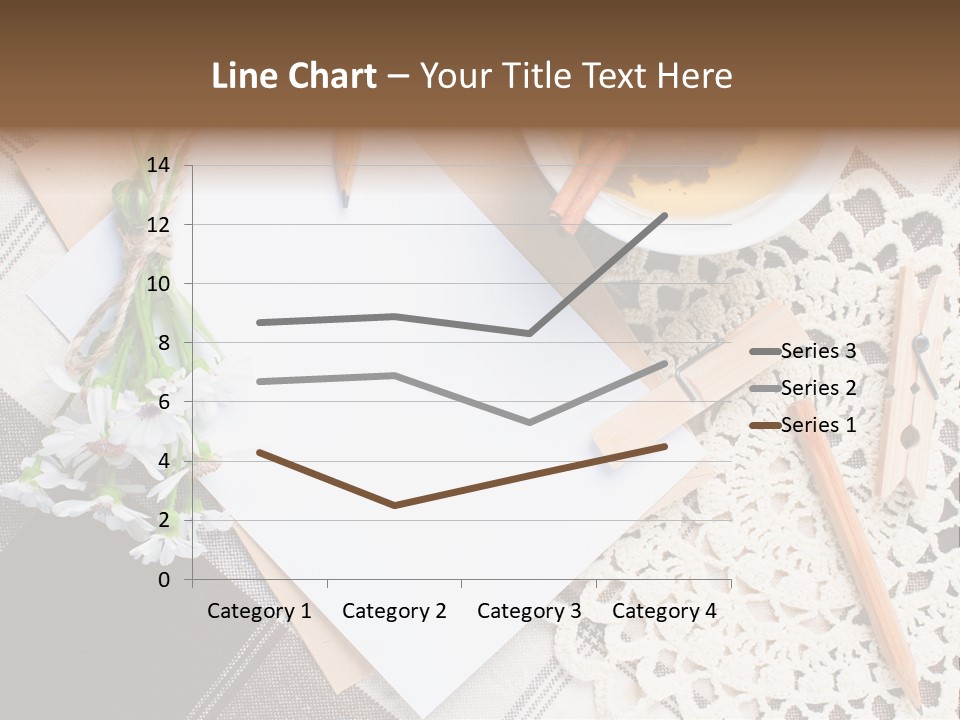 Beige Flowers Holiday PowerPoint Template