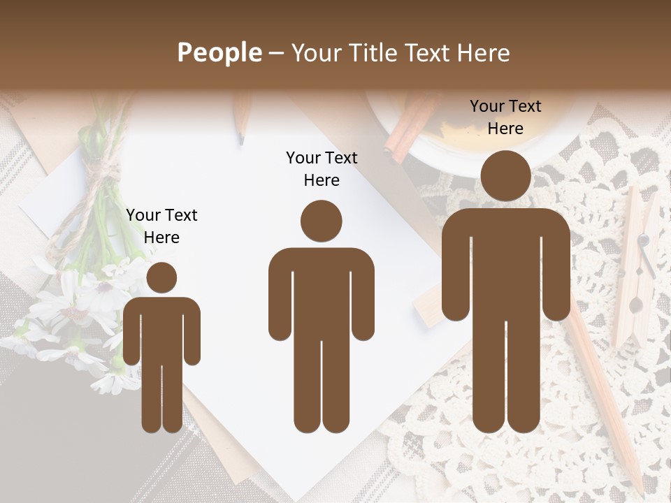 Beige Flowers Holiday PowerPoint Template