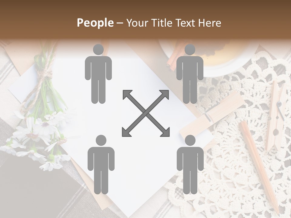 Beige Flowers Holiday PowerPoint Template