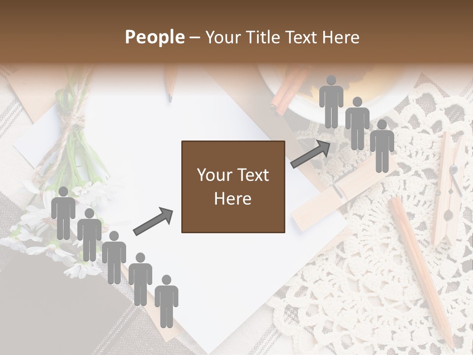 Beige Flowers Holiday PowerPoint Template