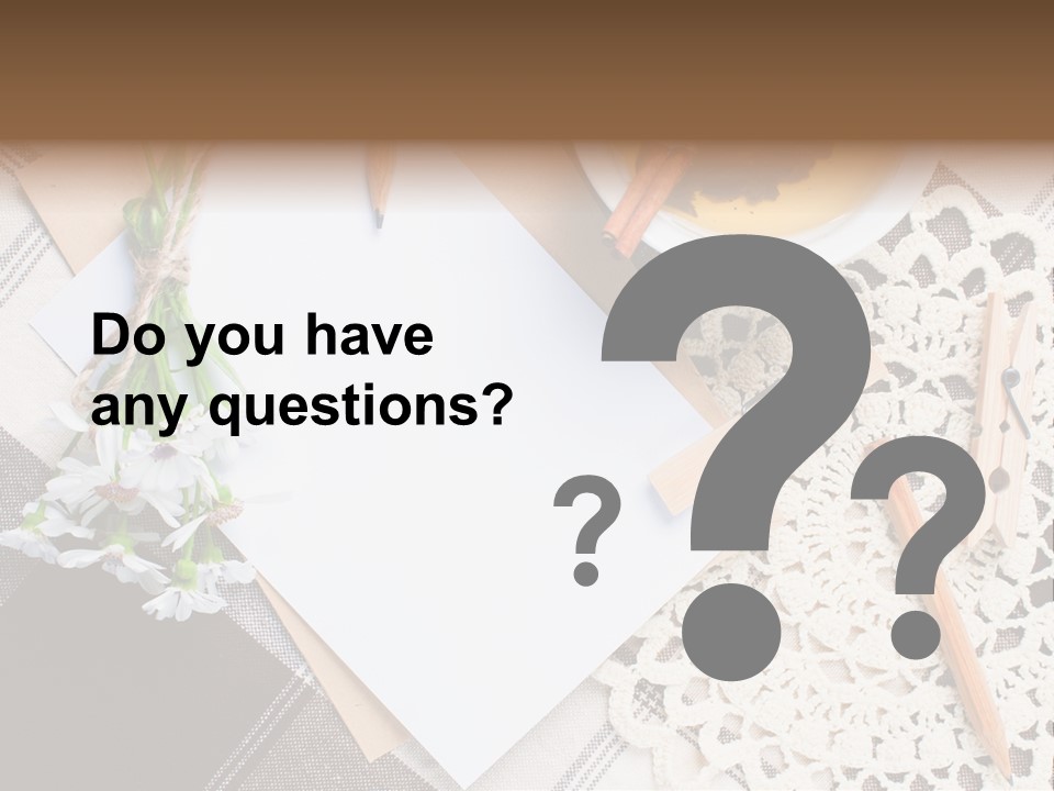 Beige Flowers Holiday PowerPoint Template