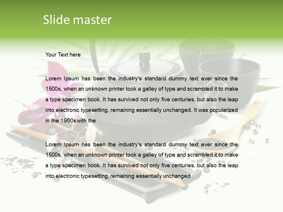 Lifestyle Herbal Natural PowerPoint Template