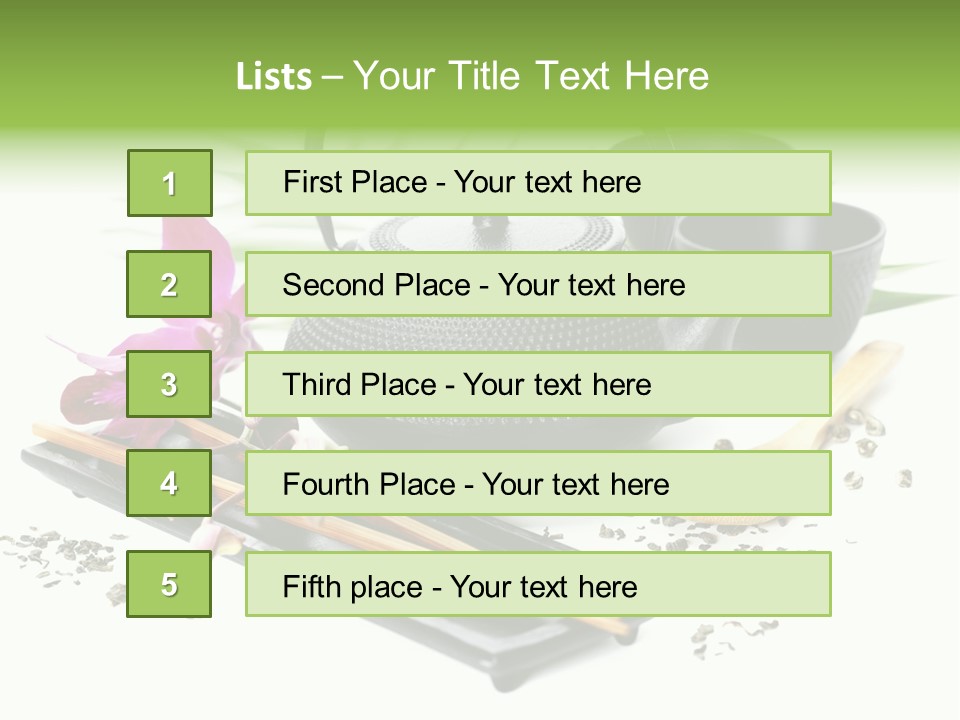 Lifestyle Herbal Natural PowerPoint Template