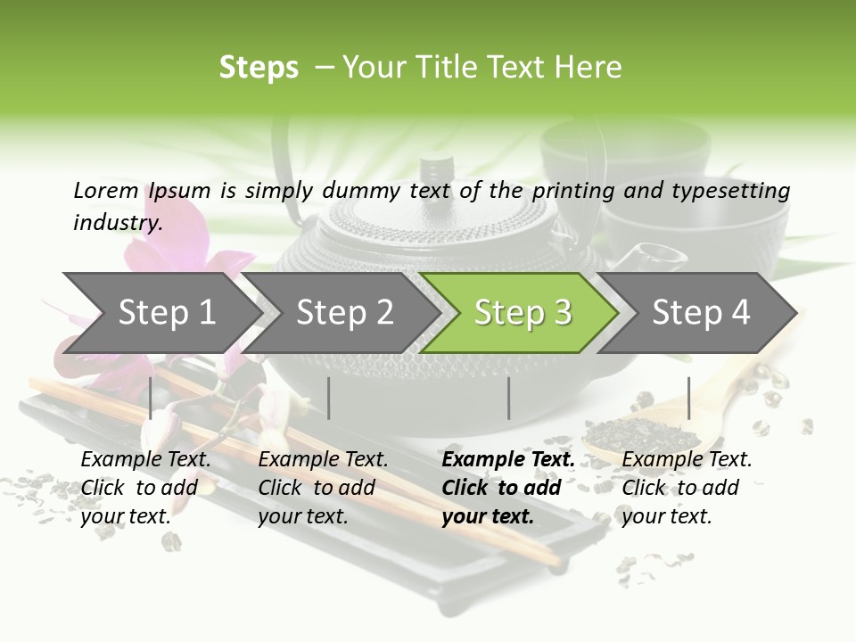Lifestyle Herbal Natural PowerPoint Template