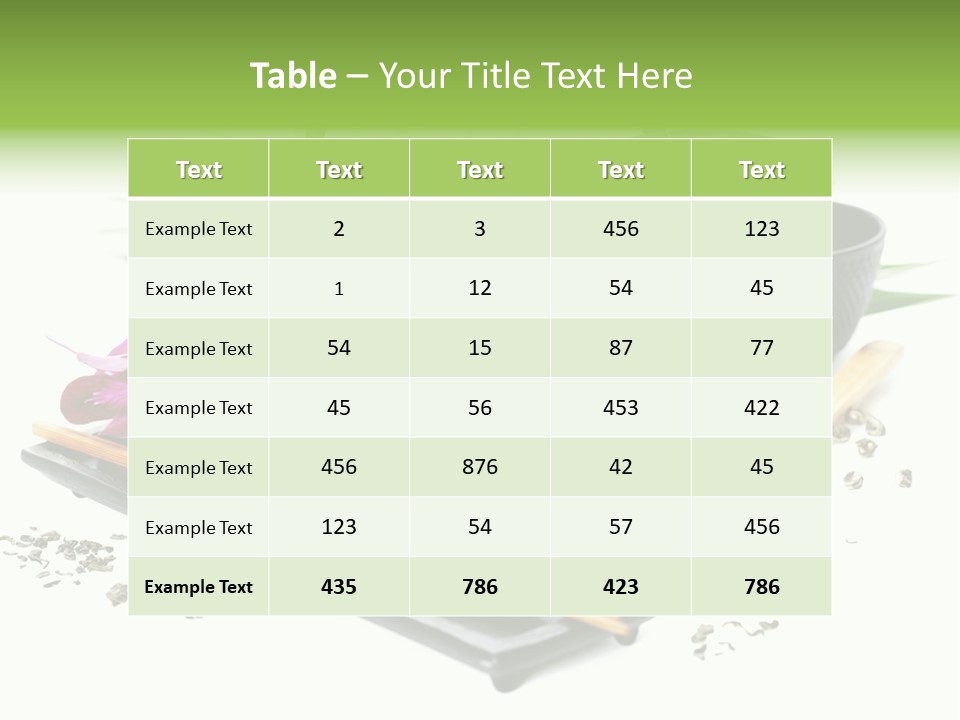 Lifestyle Herbal Natural PowerPoint Template