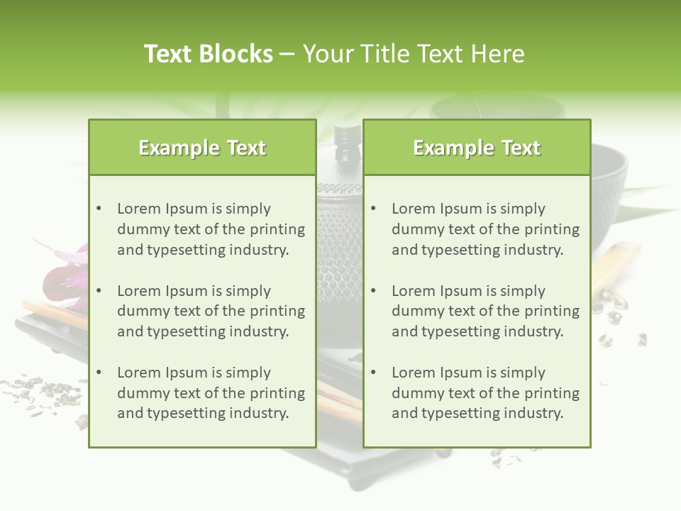 Lifestyle Herbal Natural PowerPoint Template