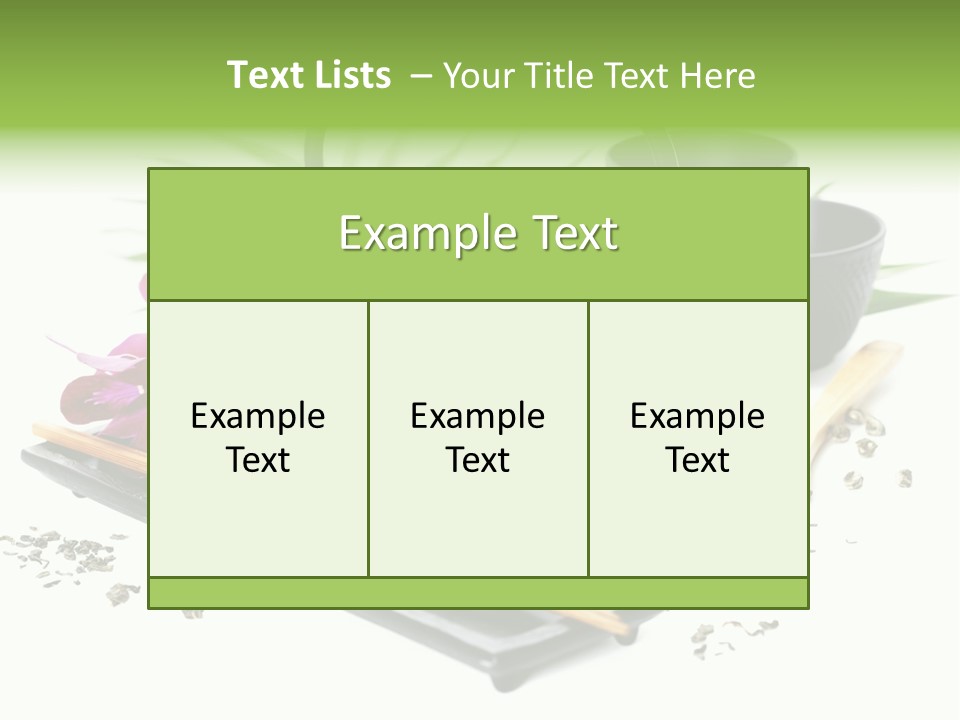 Lifestyle Herbal Natural PowerPoint Template