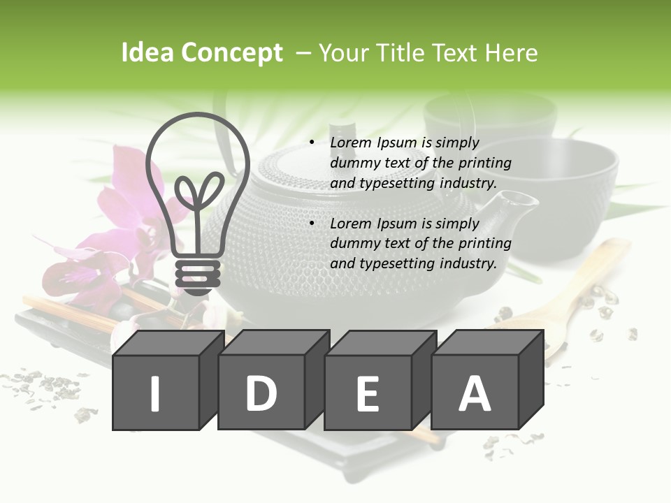 Lifestyle Herbal Natural PowerPoint Template