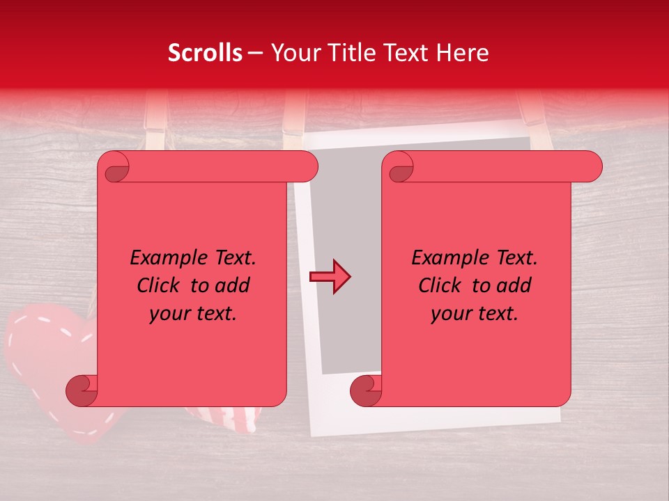 Wood Copy Love PowerPoint Template