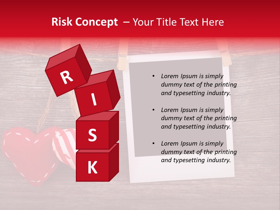 Wood Copy Love PowerPoint Template