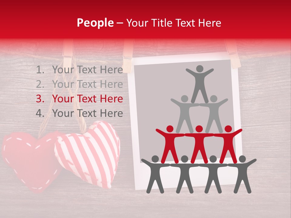 Wood Copy Love PowerPoint Template