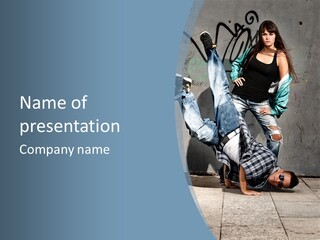Youthful People Clothing PowerPoint Template