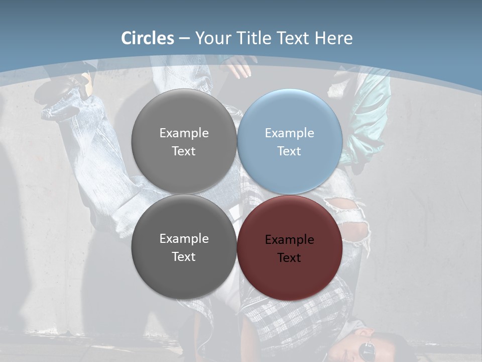 Youthful People Clothing PowerPoint Template