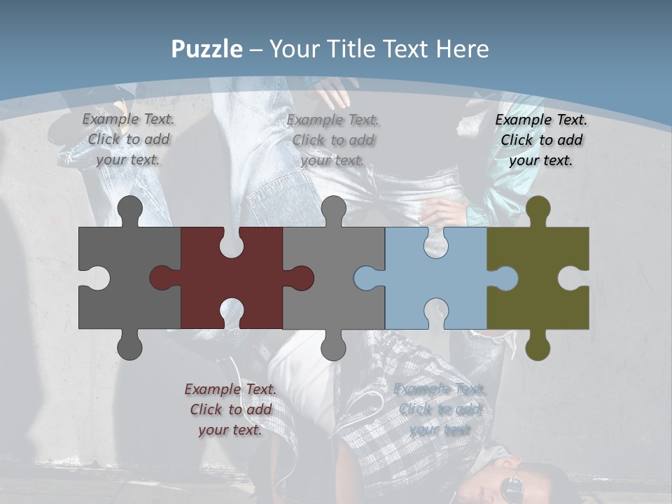 Youthful People Clothing PowerPoint Template