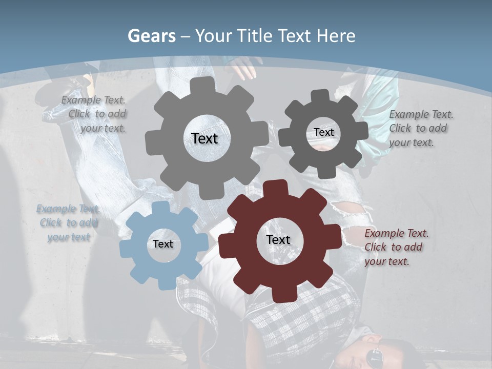 Youthful People Clothing PowerPoint Template