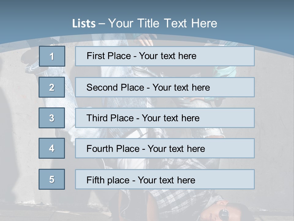 Youthful People Clothing PowerPoint Template