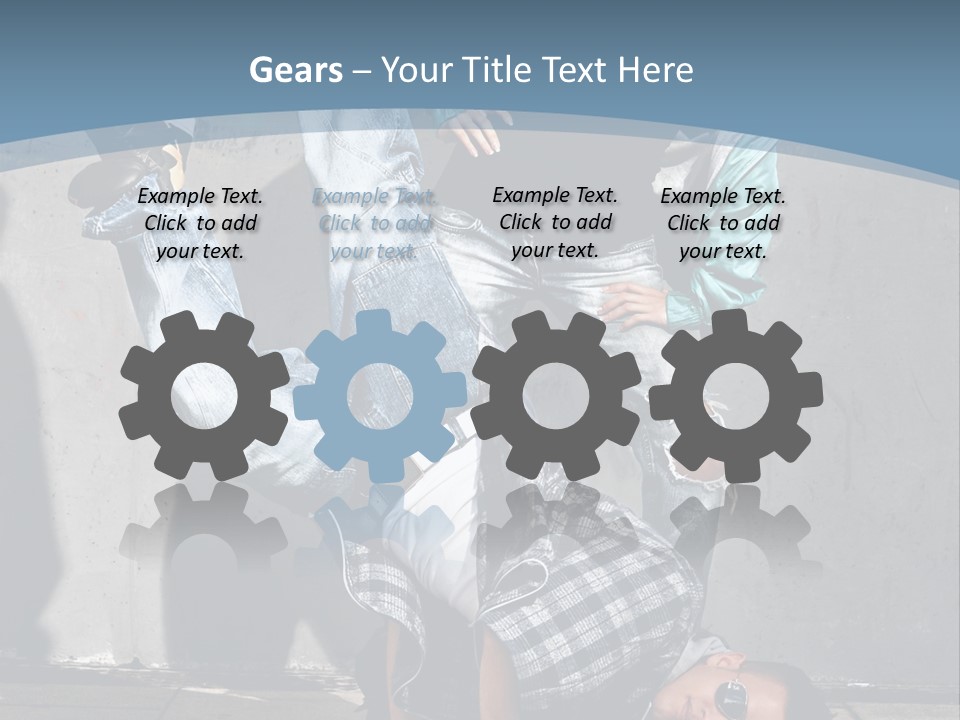 Youthful People Clothing PowerPoint Template