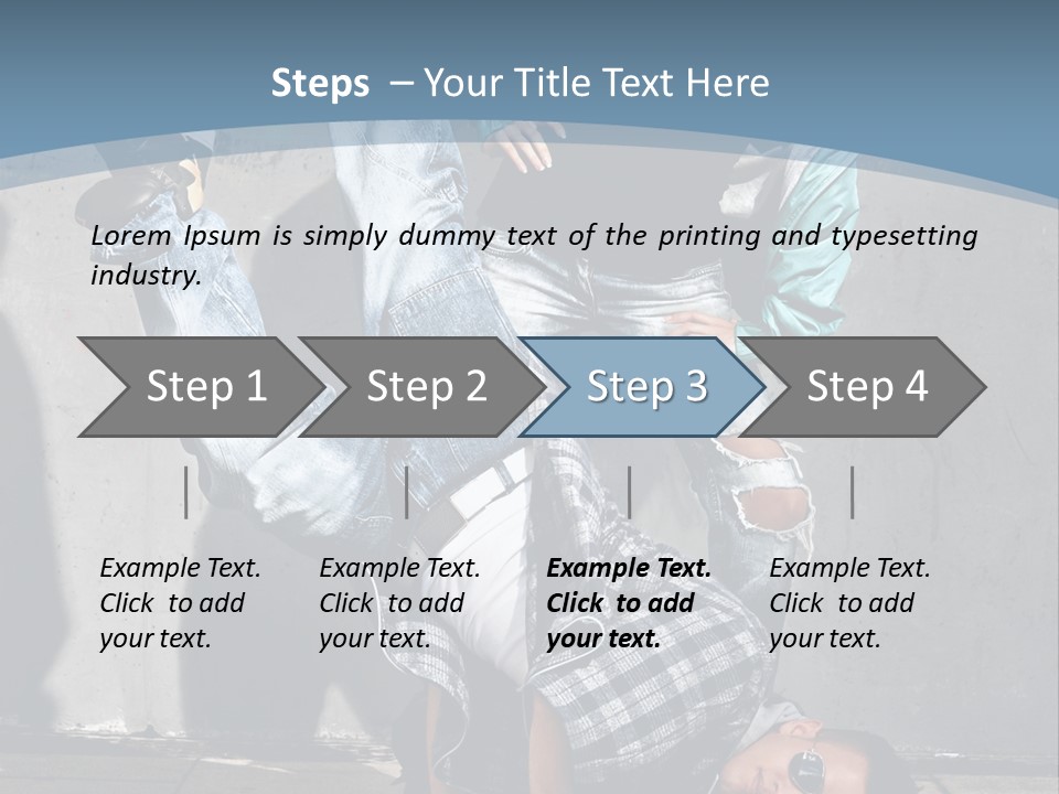 Youthful People Clothing PowerPoint Template