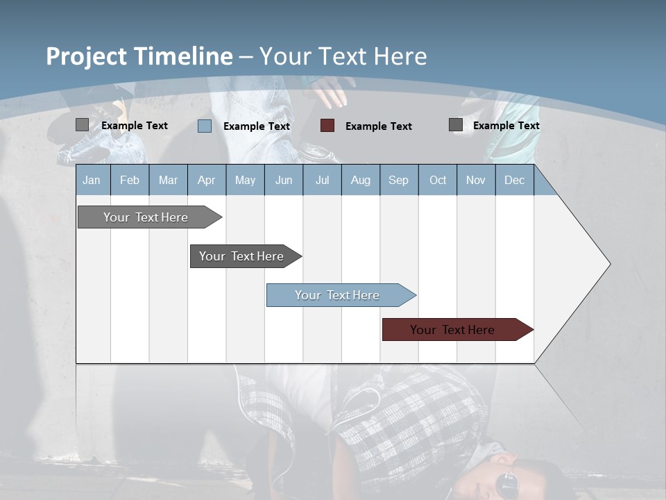 Youthful People Clothing PowerPoint Template