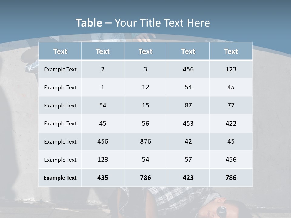 Youthful People Clothing PowerPoint Template