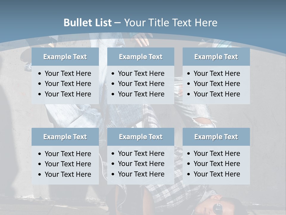 Youthful People Clothing PowerPoint Template