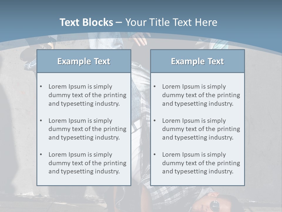 Youthful People Clothing PowerPoint Template