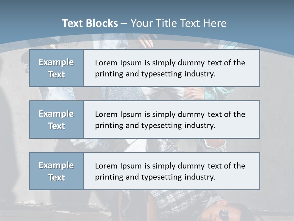 Youthful People Clothing PowerPoint Template