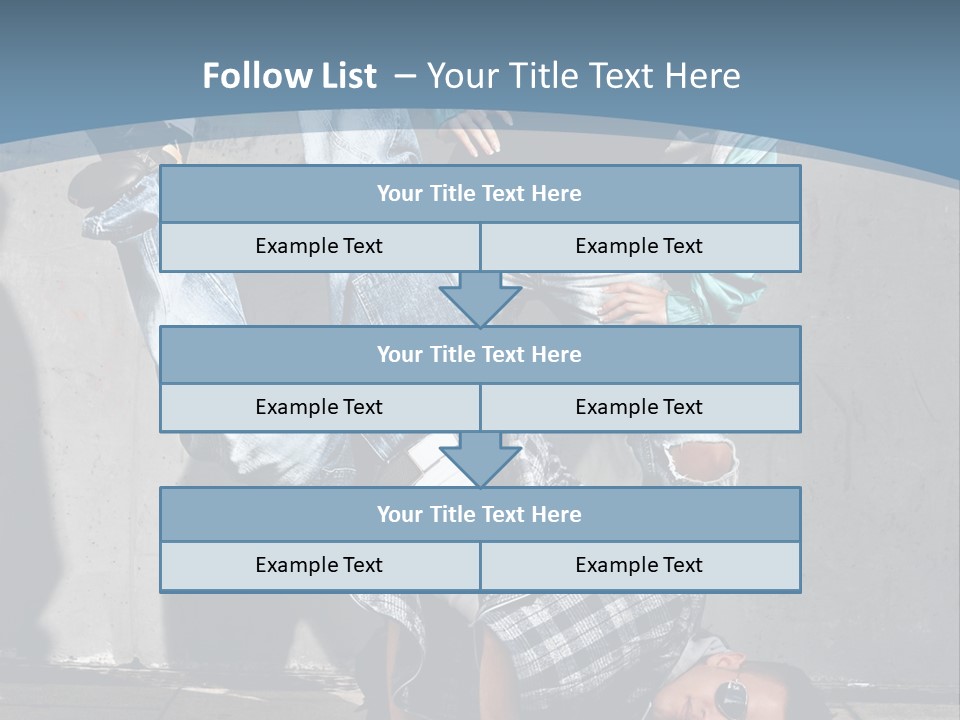 Youthful People Clothing PowerPoint Template