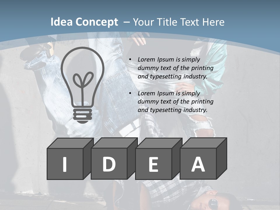 Youthful People Clothing PowerPoint Template