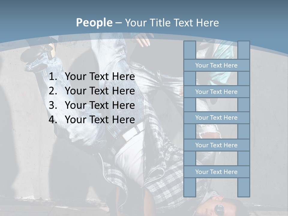Youthful People Clothing PowerPoint Template