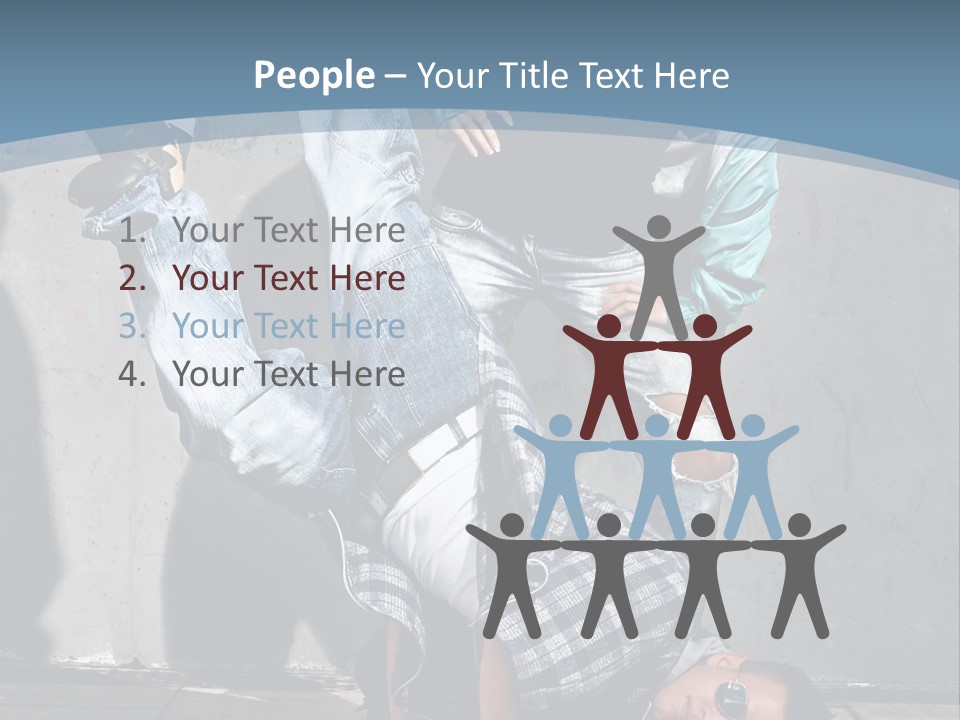 Youthful People Clothing PowerPoint Template