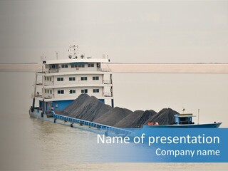 Freight China Heavy PowerPoint Template