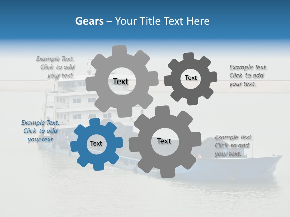 Freight China Heavy PowerPoint Template
