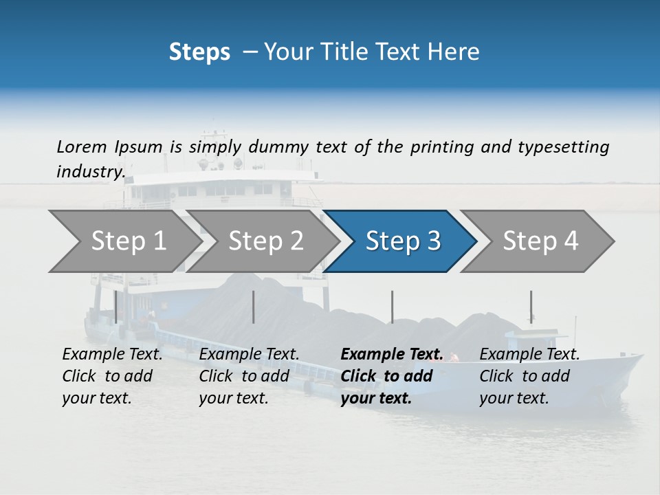 Freight China Heavy PowerPoint Template