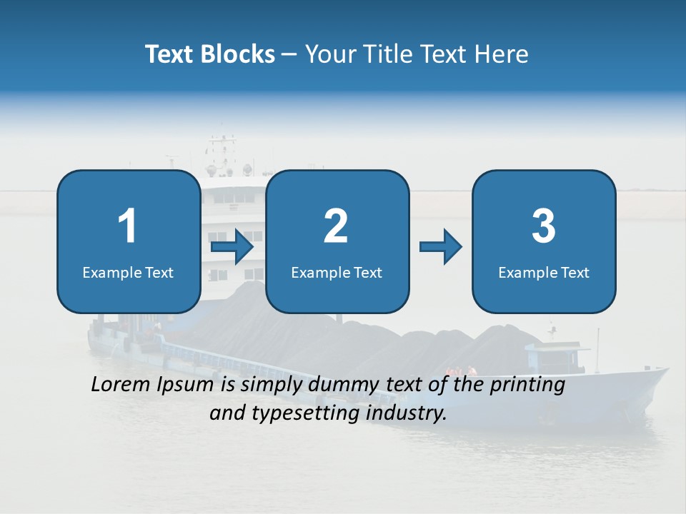 Freight China Heavy PowerPoint Template