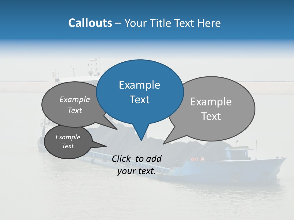 Freight China Heavy PowerPoint Template
