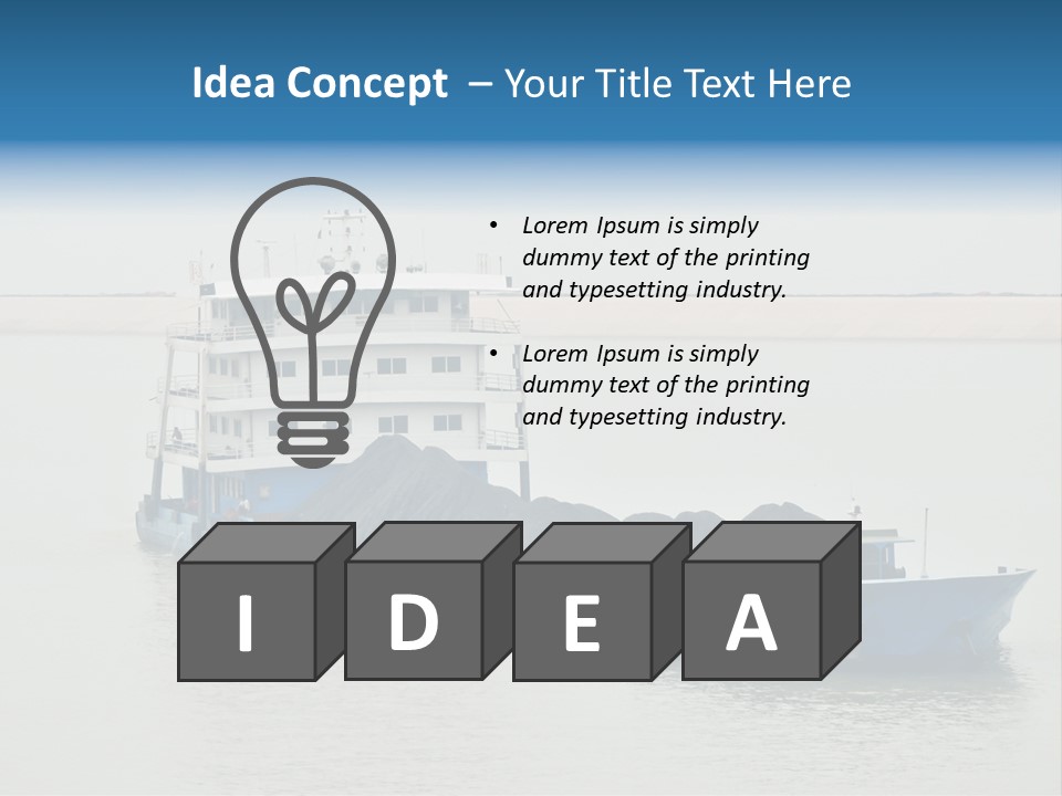 Freight China Heavy PowerPoint Template