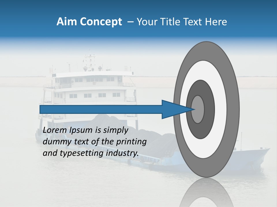 Freight China Heavy PowerPoint Template