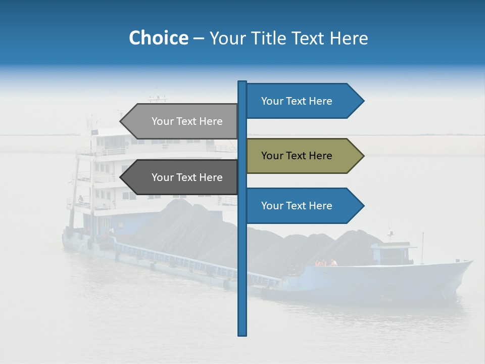 Freight China Heavy PowerPoint Template
