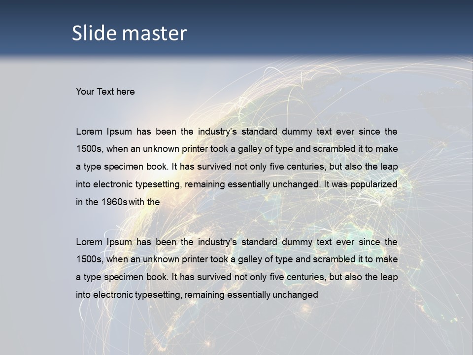 World Global Business PowerPoint Template