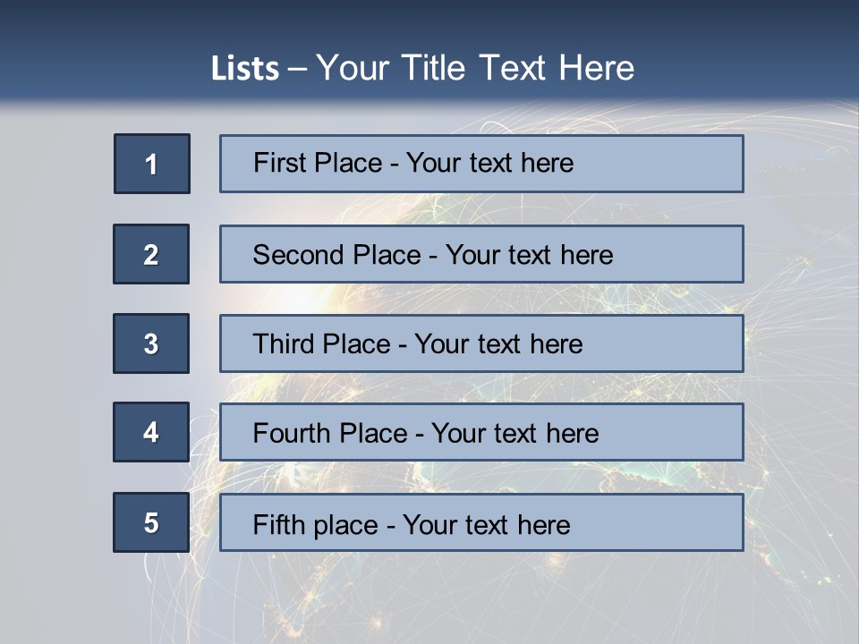 World Global Business PowerPoint Template