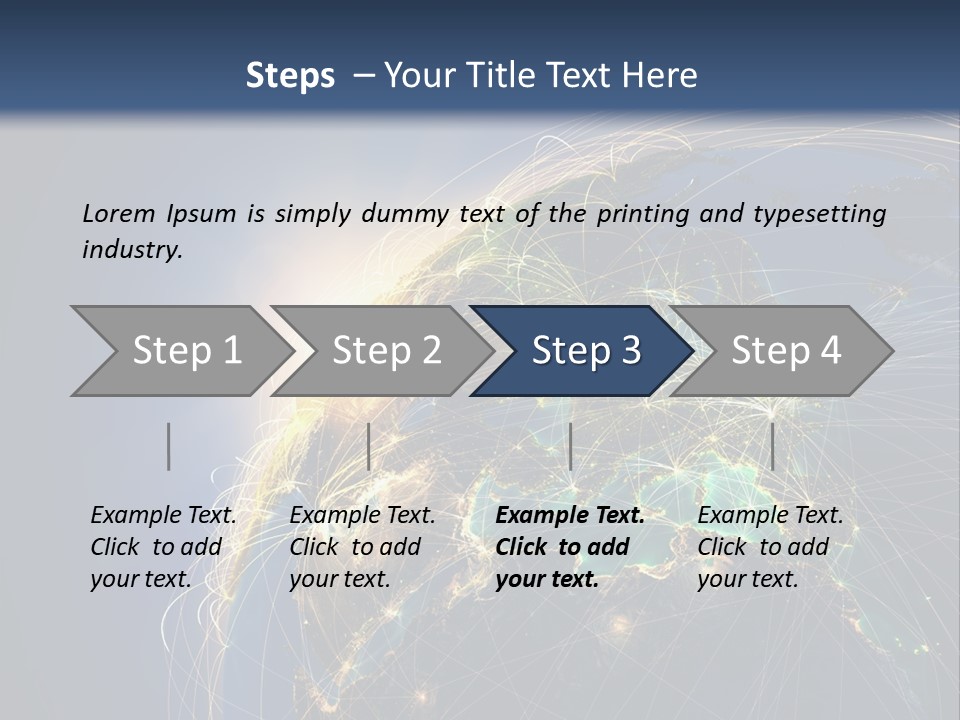 World Global Business PowerPoint Template