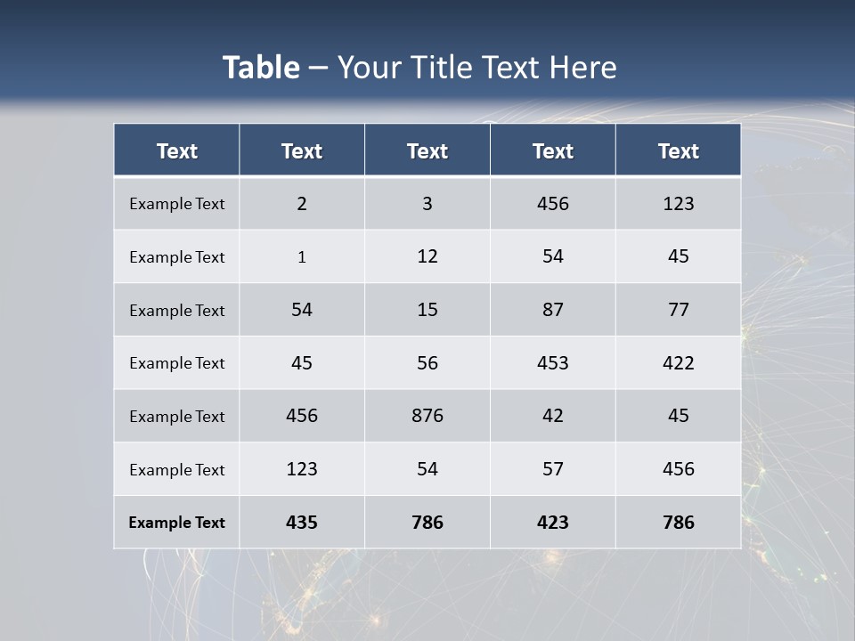 World Global Business PowerPoint Template