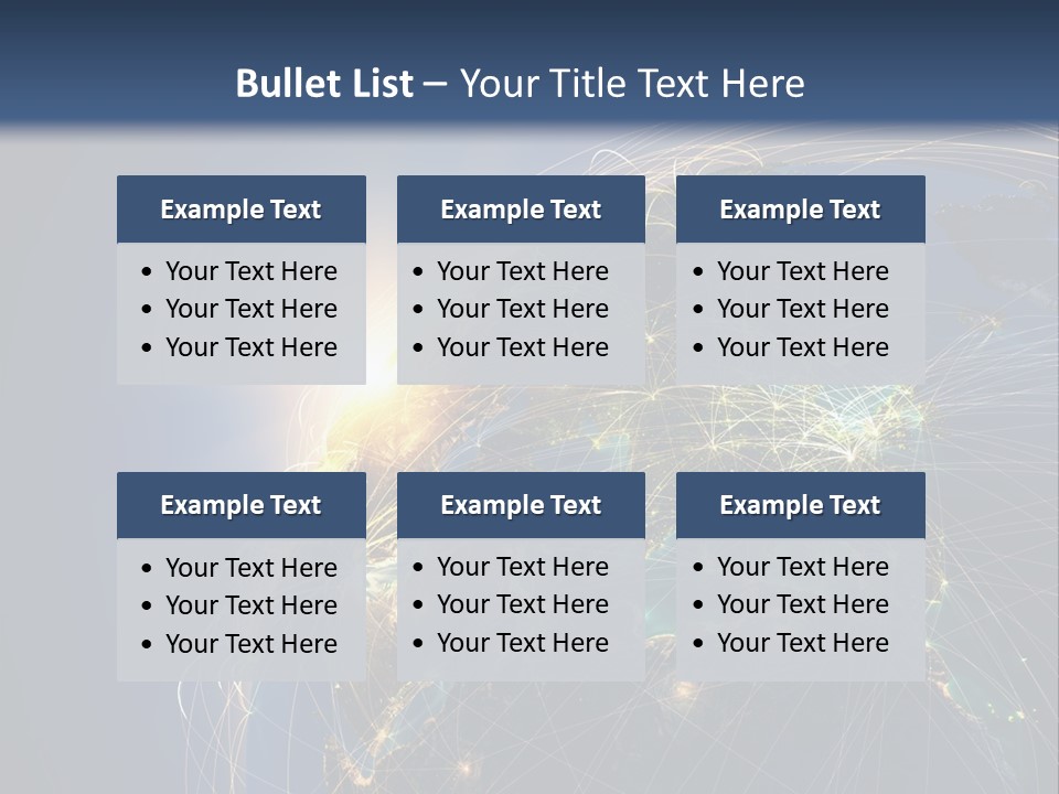 World Global Business PowerPoint Template