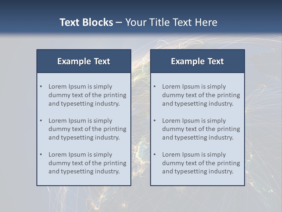 World Global Business PowerPoint Template