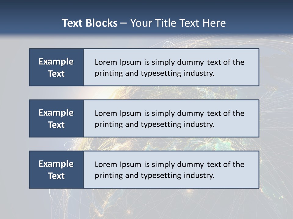 World Global Business PowerPoint Template