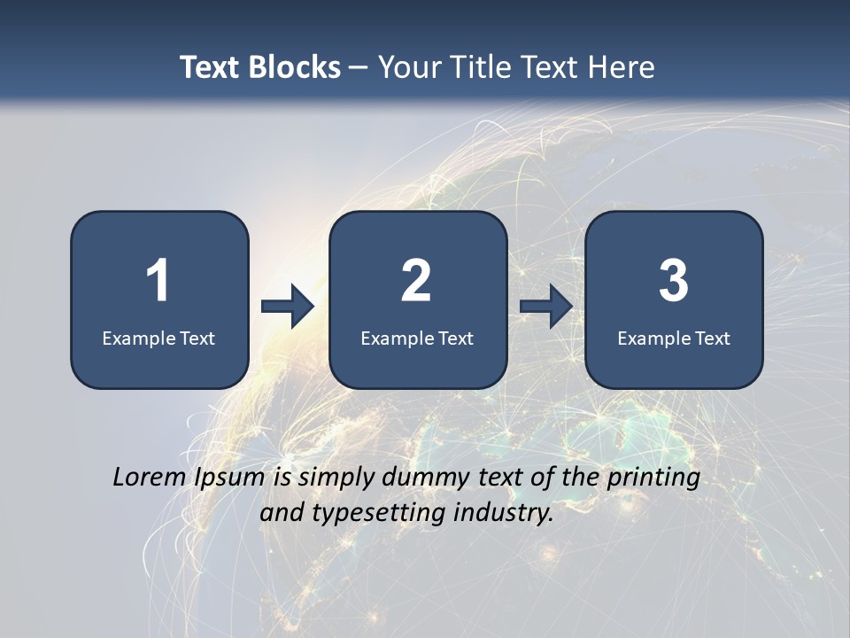 World Global Business PowerPoint Template