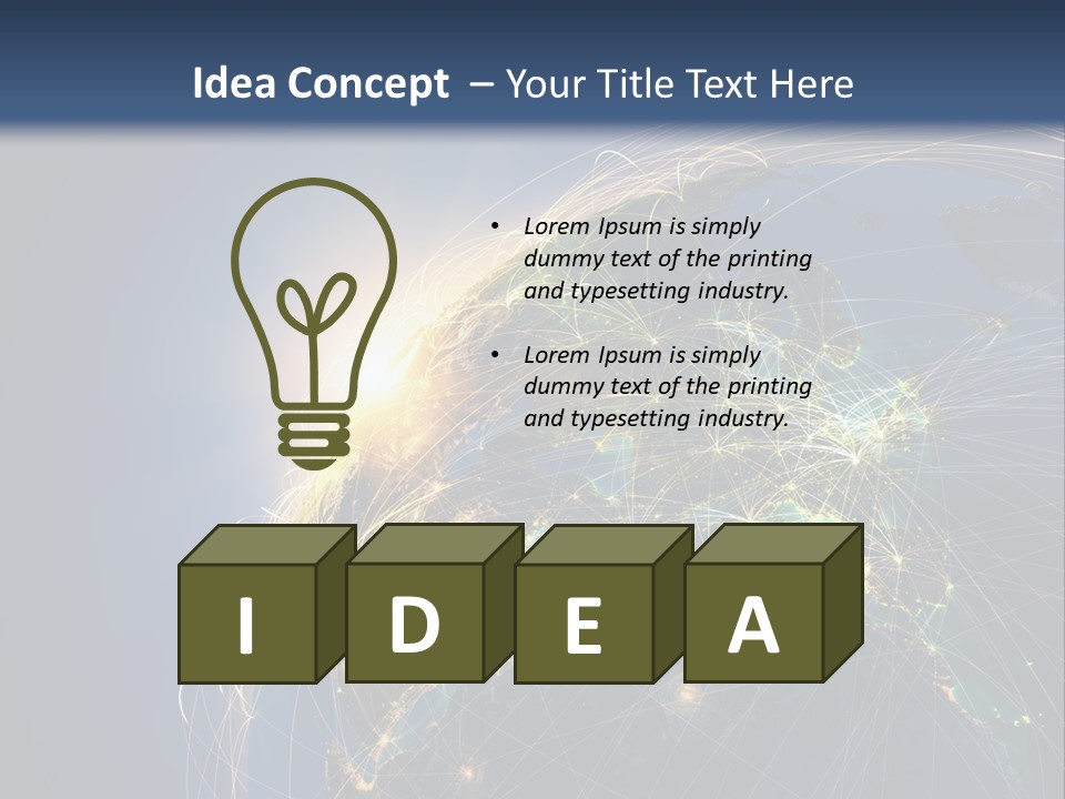 World Global Business PowerPoint Template